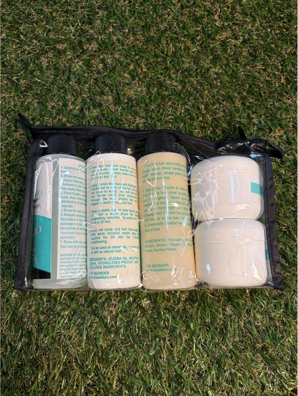 Lisa Akbar Hair Nutrition System Set - Hair Elixir, Shampoo,